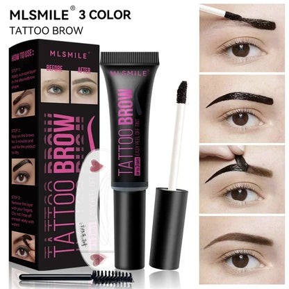 Peel-Off Eyebrow Tattoo Gel – Sweatproof & Smudge-Proof Brow Tint