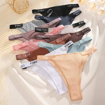 5PCS Set Low-Waist Cotton Panty  – Comfortable & Stylish Lingerie Set