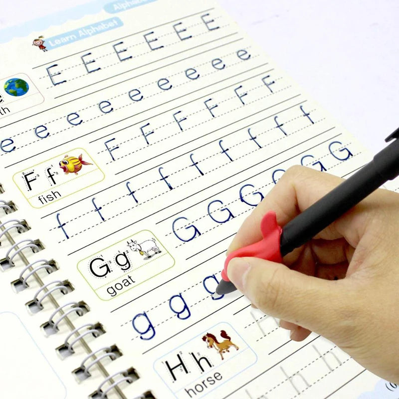 Sank Magic Practice Copybook – Reusable English Handwriting Book for Kids