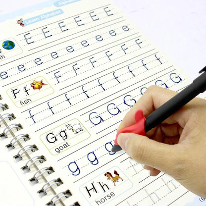 Sank Magic Practice Copybook – Reusable English Handwriting Book for Kids