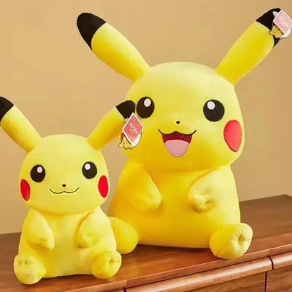 Kawaii Pikachu Plush Doll – Large Anime Pokémon Stuffed Toy for Room Décor & Gifts
