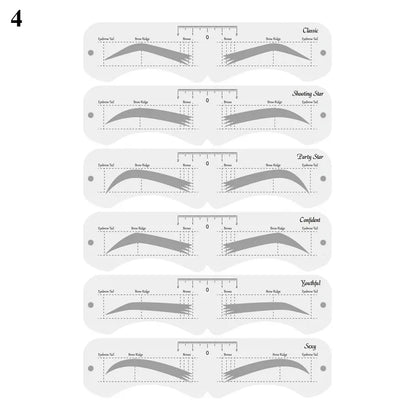 Reusable Eyebrow Stencil Set – Perfect Brow Shaping Made Easy!