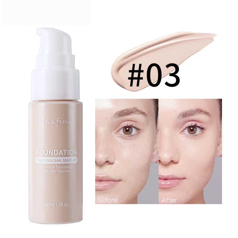 MAXFINE Liquid Foundation Effective Concealer