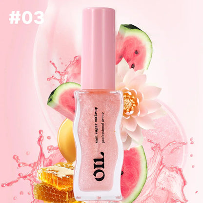 🍓 Juicy Fruit Honey Lip Oil – Hydrating & Plumping Shine!