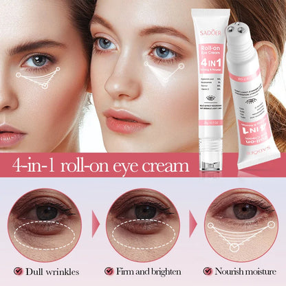 Eye Cream Roller – Instantly Reduces Bags, Dark Circles & Fine Lines