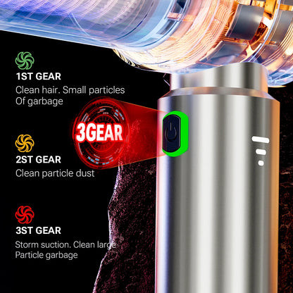 Powerful Cordless Mini Car Vacuum Cleaner 985000PA   – Ultra-Strong Suction Lightweight Cleaner for Car & Home