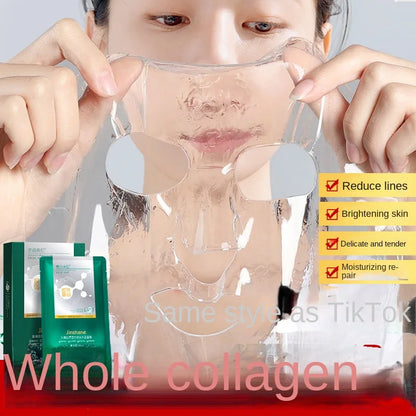 TikTok Hot Sale Seaweed Collagen Filling Mask – Transparent Crystal Skin Care Treatment