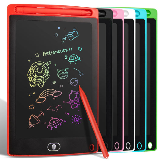 Kids LCD Drawing Tablet – 6.5/8.5/10/12 Inch Rechargeable Erasable Board with Stylus