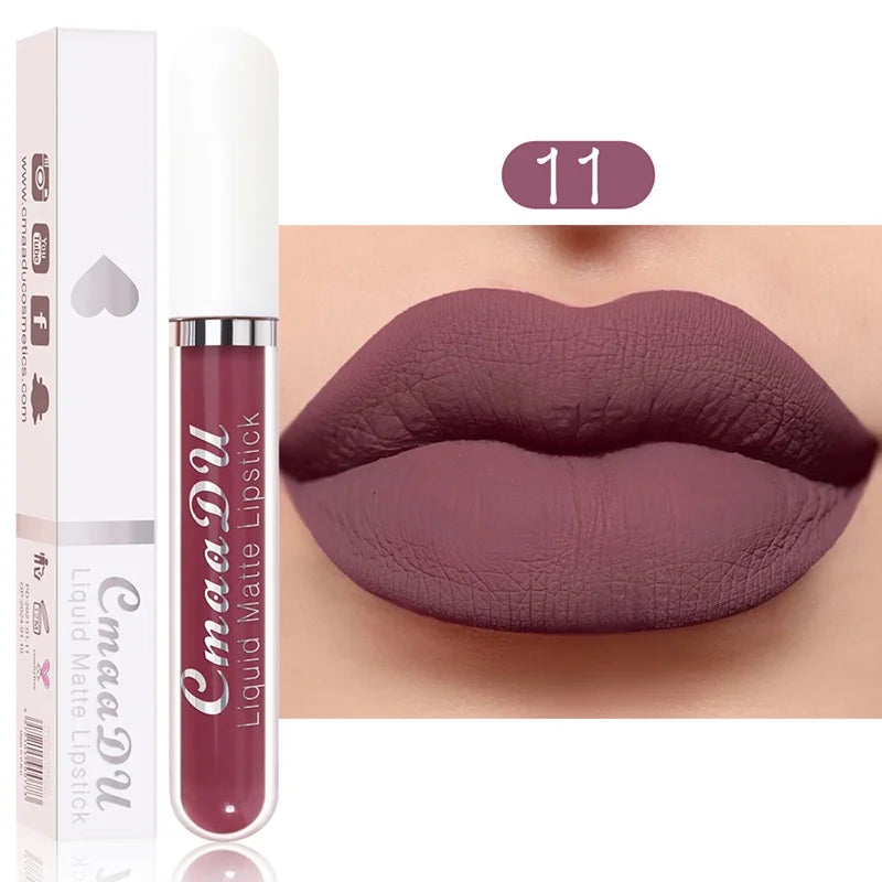 💋 Cmaa Du Matte Liquid Lipstick – No Smudge, No Fade!