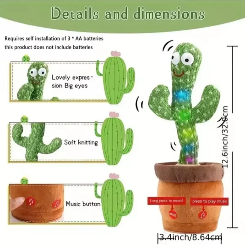 Dancing Talking Cactus Toy