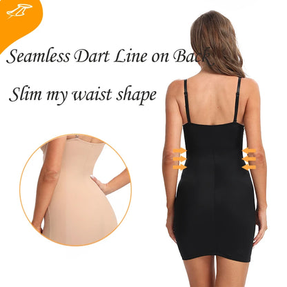 Slimming Full-Length Shapewear Slip – Seamless Body Shaper for a Smooth Look