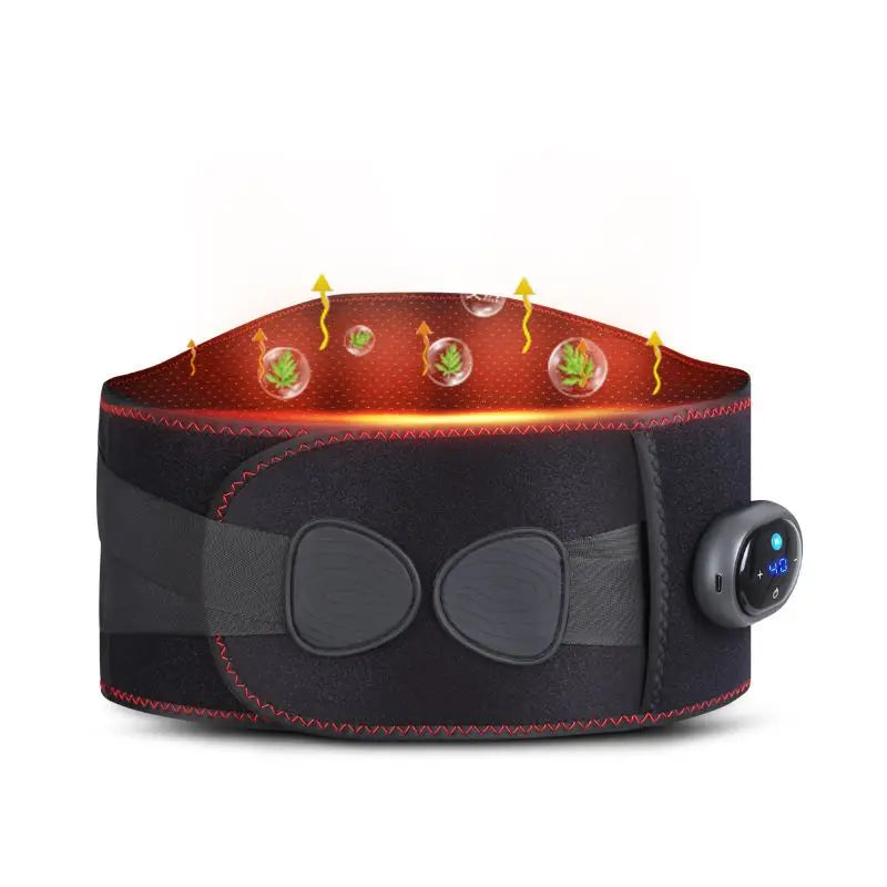 ⚡ Lumbar Heating Massage Waist Belt – Pain Relief On the Go!