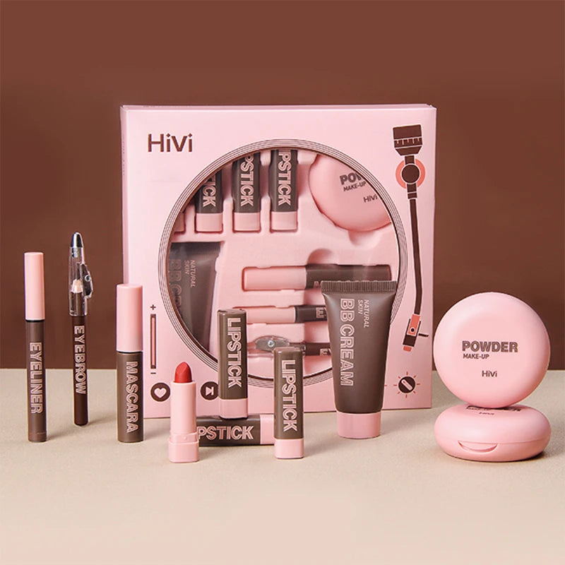 Makeup Gift Box – Stunning Powder & Lipstick Set in a Beautiful Gift Box