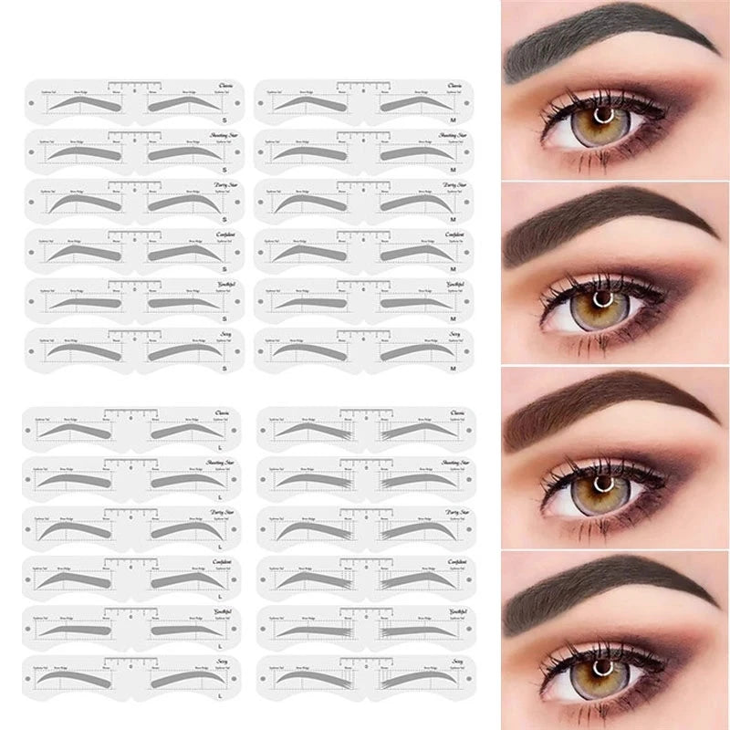 Reusable Eyebrow Stencil Set – Perfect Brow Shaping Made Easy!