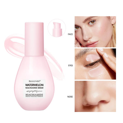 🍉 Watermelon Niacinamide Serum  – – Brighten, Hydrate & Prime Your Skin!