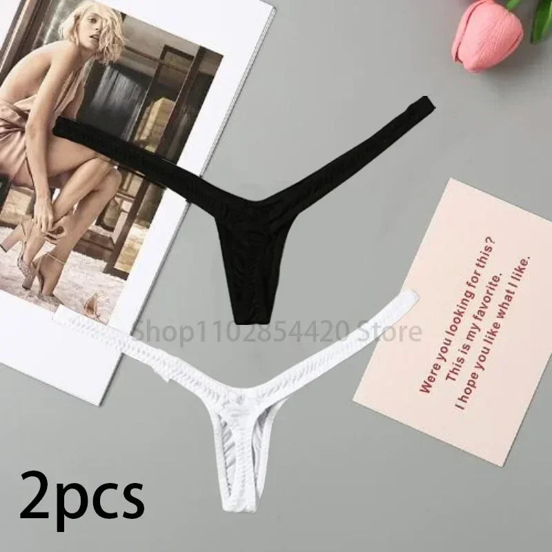 2/4PCS Set Deep V Thong – Sexy & Breathable Mini Bikini Panty for Women