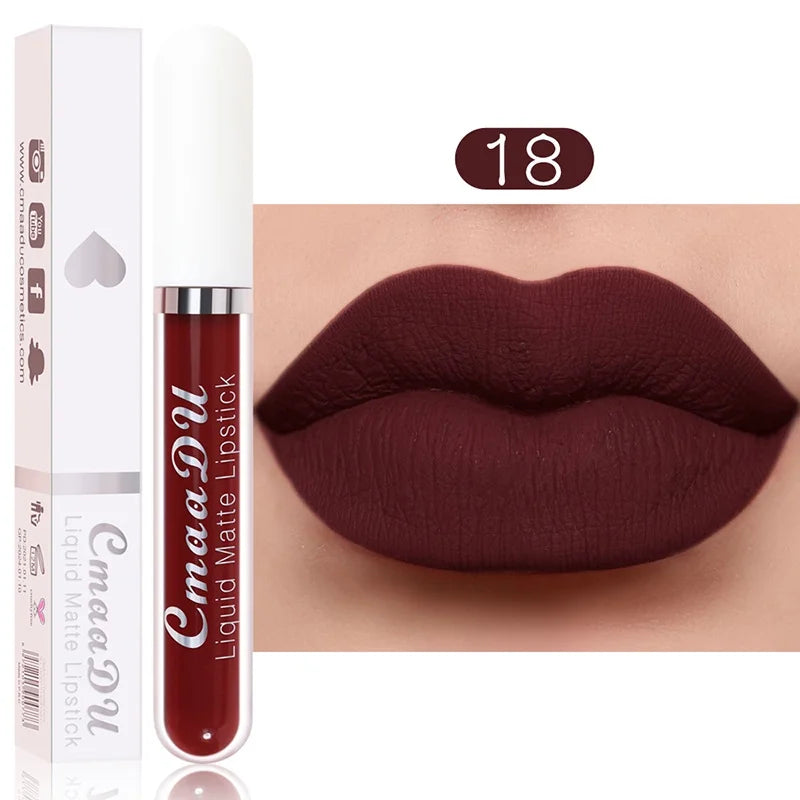 💋 Cmaa Du Matte Liquid Lipstick – No Smudge, No Fade!