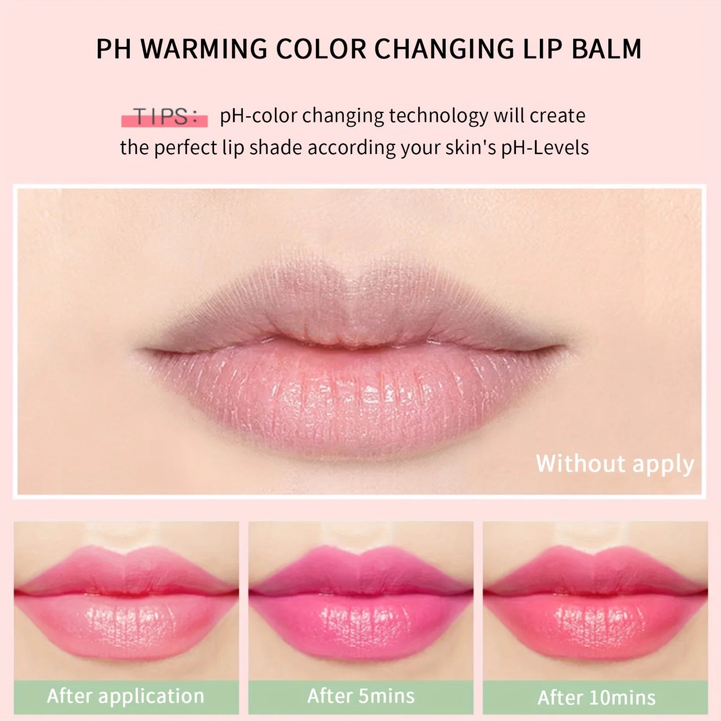 12PCS Aloe Extract Color-Changing Lip Balm – Long-Lasting Moisture & Shine