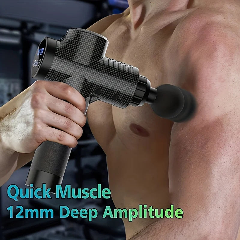 30-Level Deep Tissue Massage Gun – Ultimate Muscle Relief & Recovery