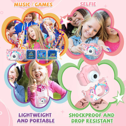 Children’s 1080P HD Camera – Fun Digital Video Camera Toy for Boys & Girls