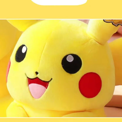 Kawaii Pikachu Plush Doll – Large Anime Pokémon Stuffed Toy for Room Décor & Gifts