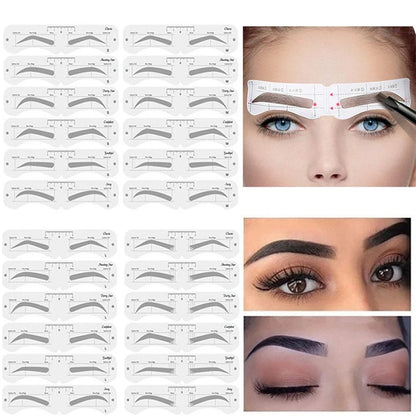 Reusable Eyebrow Stencil Set – Perfect Brow Shaping Made Easy!