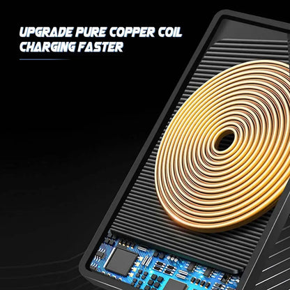 Fast Wireless Car Charger Pad for iPhone 16-12 & Samsung S24/S23 Series
