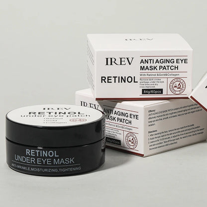 60pcs Retinol Eye Repair  Mask - Anti-Aging,  Dark Circle & Puffiness Treatment