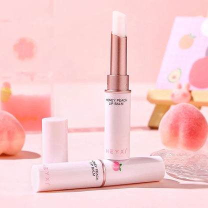 Honey Peach Lip Balm –  Hydrating & Plumping Lip Care