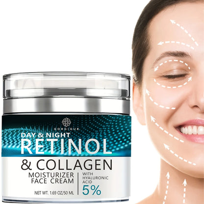 Day & Night Face Moisturizer Retinol Cream