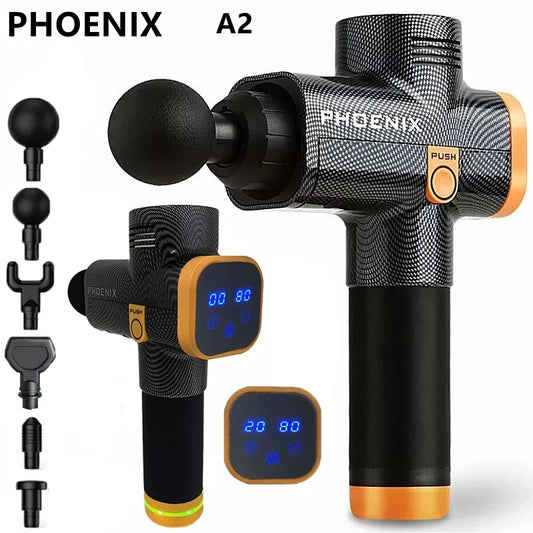 Phoenix A2 Massage Gun – Deep Tissue Muscle Relaxation Anywhere!