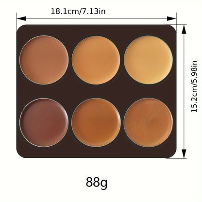 6-color Contour Cream Palette  Concealer