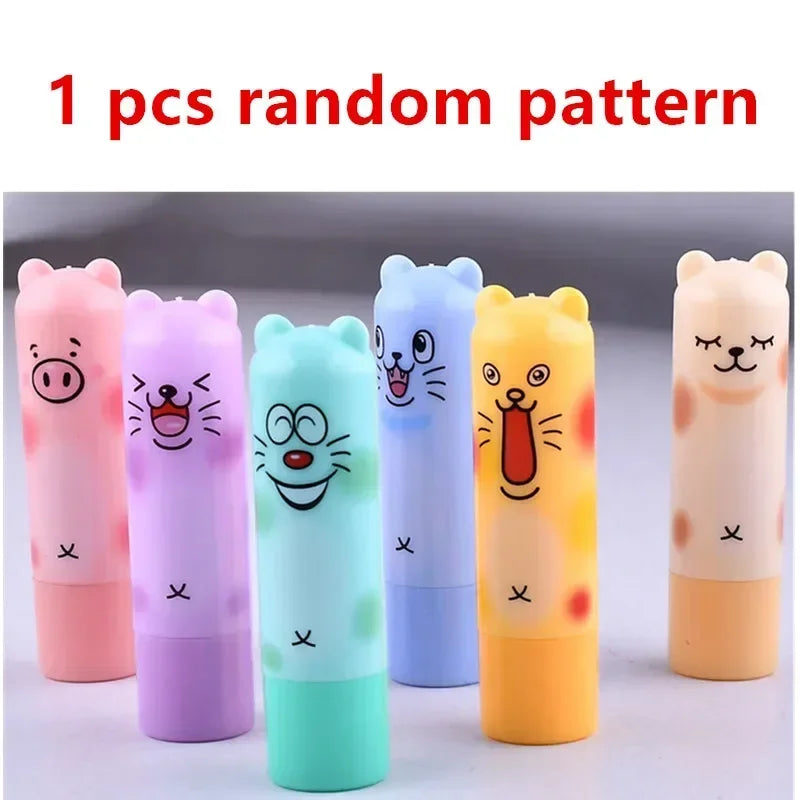 Cute Smile Face Moisturizing Lip Balm –Colorless, Hydrating & Fruity Lip Gloss for Daily Use