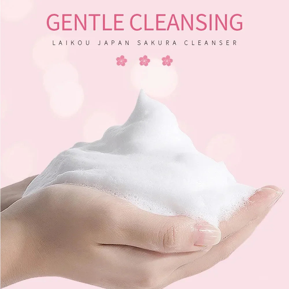 Sakura Facial Cleanser –Gentle Moisturizing, Remove Grease & Improve Oily Skin