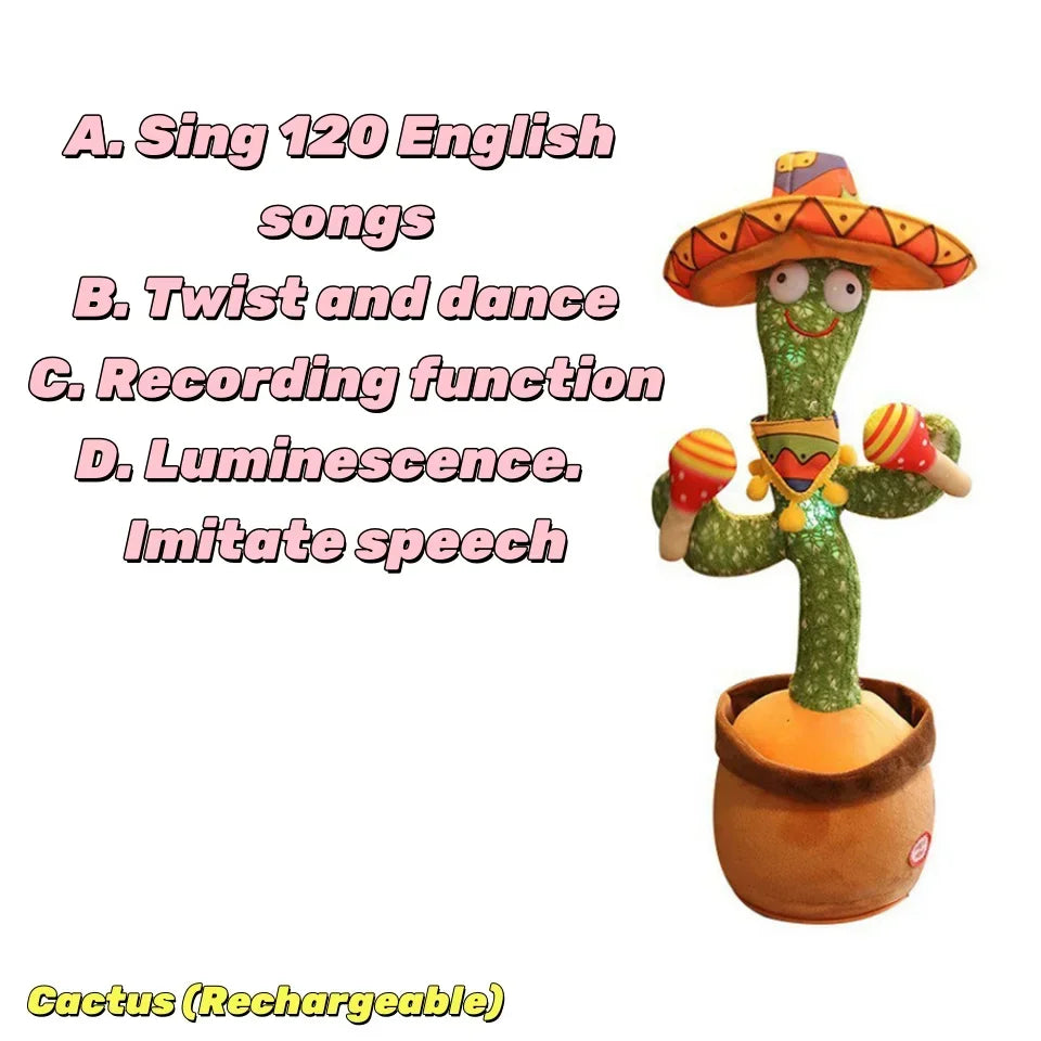 Dancing Talking Cactus Toy