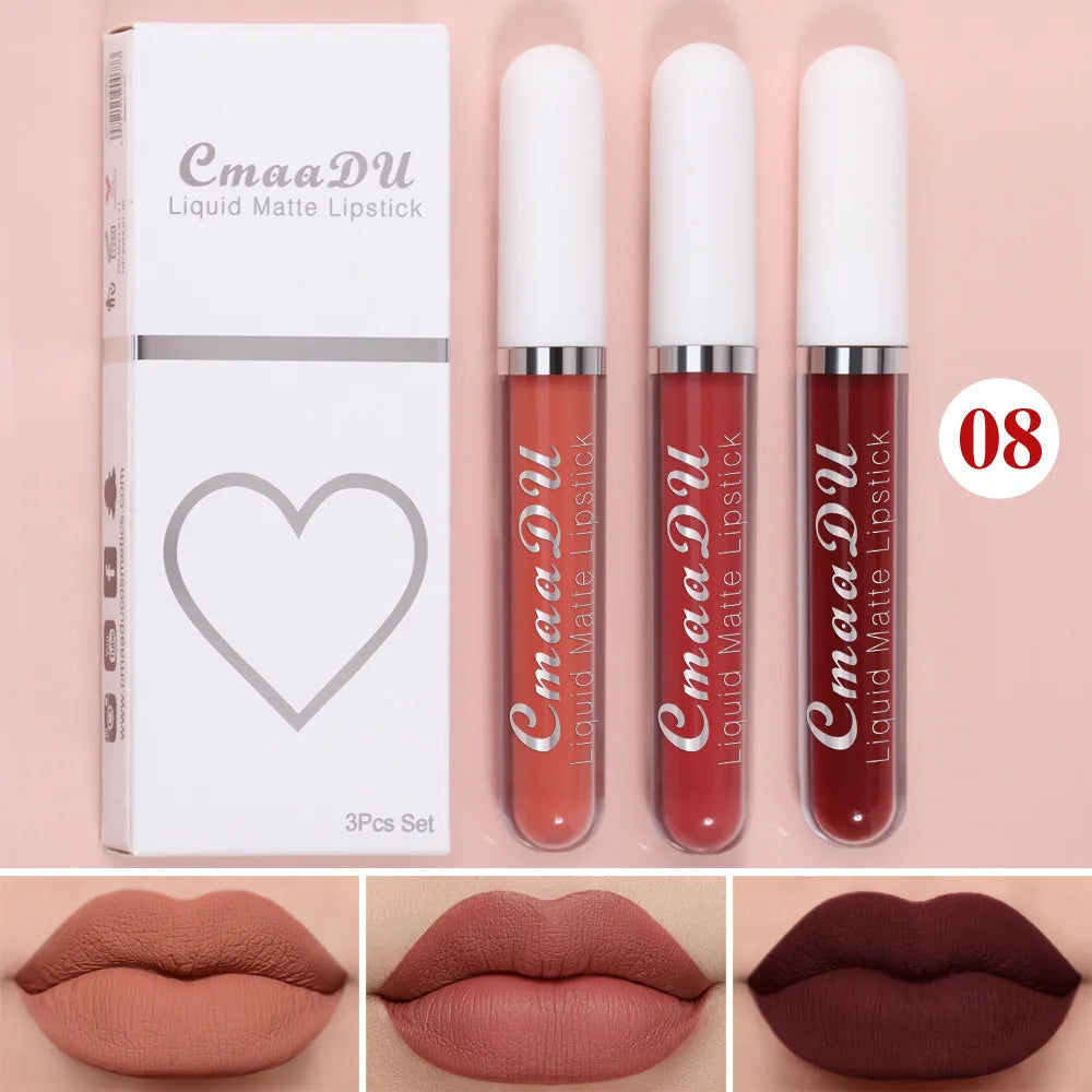 💋 Cmaa Du Matte Liquid Lipstick – No Smudge, No Fade!