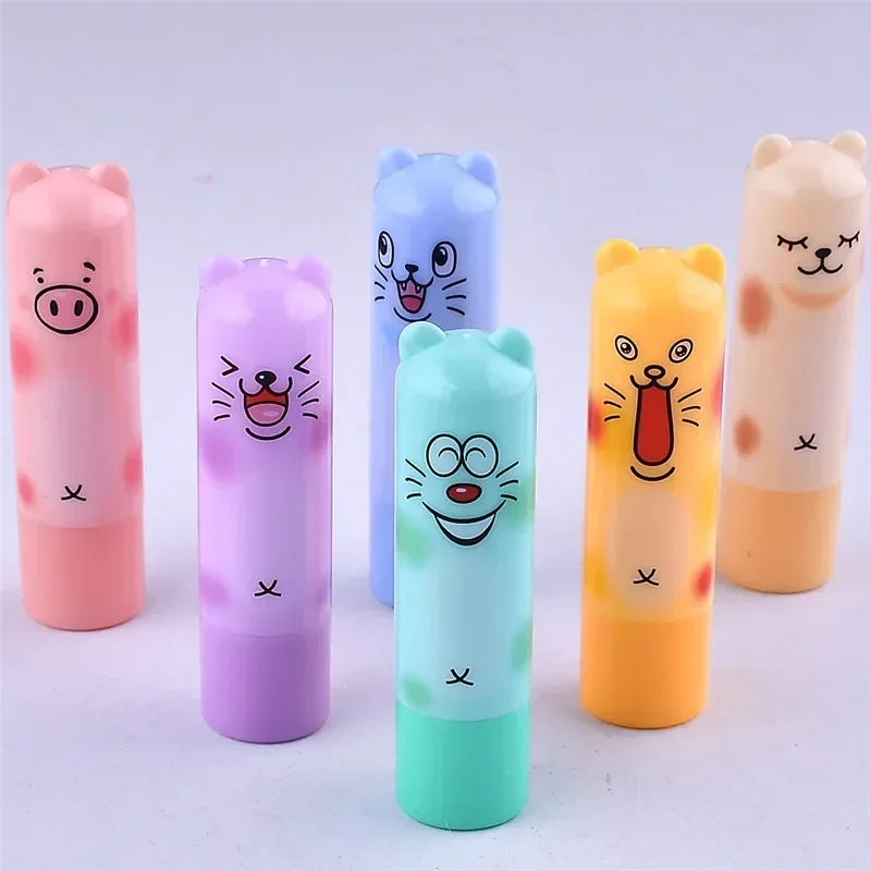 Cute Smile Face Moisturizing Lip Balm –Colorless, Hydrating & Fruity Lip Gloss for Daily Use