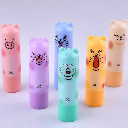 Cute Smile Face Moisturizing Lip Balm –Colorless, Hydrating & Fruity Lip Gloss for Daily Use