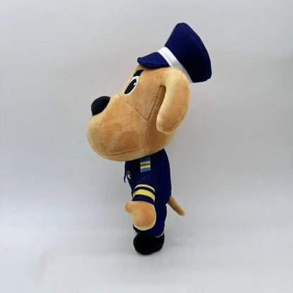 Sheriff Labrador Dog Plush Toy – Soft Security Cartoon Doll for Boys & Girls