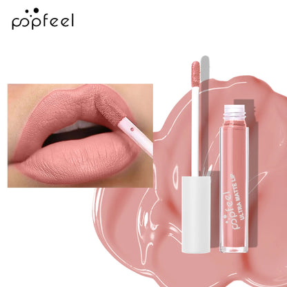 💋 POPFEEL Ultra Matte Lip Gloss – Long-Lasting, Non-Stick Formula!