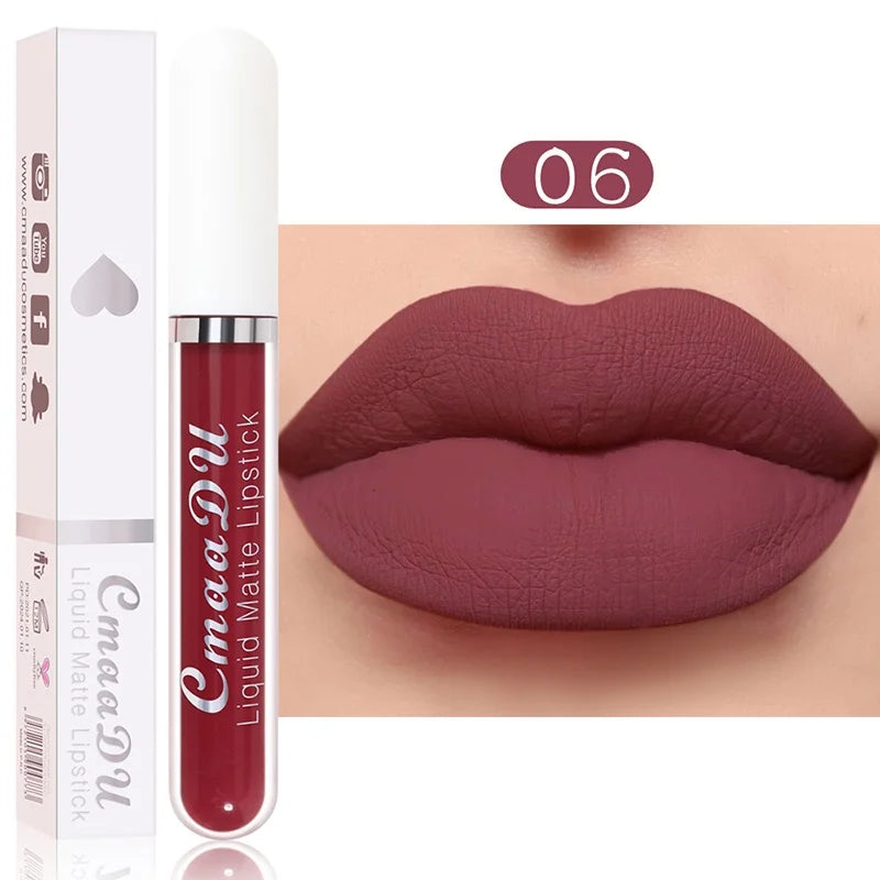 💋 Cmaa Du Matte Liquid Lipstick – No Smudge, No Fade!