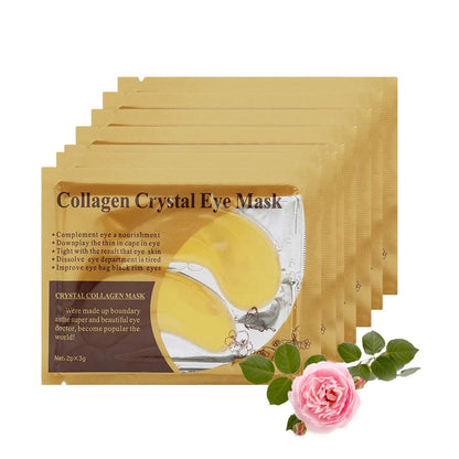 10Pairs Gold Collagen Crystal Eye Mask – Reduce Puffiness, Wrinkles & Dark Circles