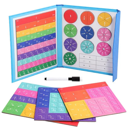 Magnetic Wooden Tangram Puzzle Book – Montessori Learning Toy for Kids