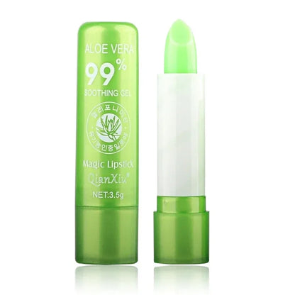 Aloe Vera Color-Changing Lip Balm – Nourishing & Long-Lasting Glow