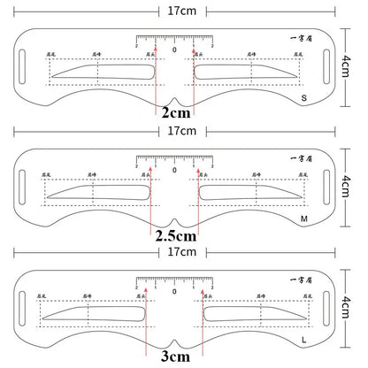 Reusable Eyebrow Stencil Set – Perfect Brow Shaping Made Easy!