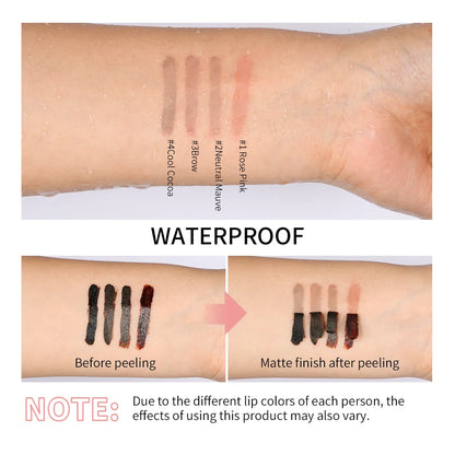 💄 Peel-Off Tattoo Matte Lip Liner – Long-Lasting & Waterproof!