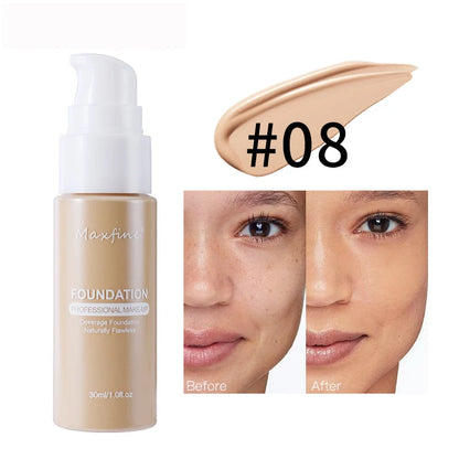 MAXFINE Liquid Foundation Effective Concealer