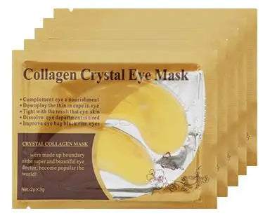 10Pairs Gold Collagen Crystal Eye Mask – Reduce Puffiness, Wrinkles & Dark Circles