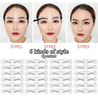 Reusable Eyebrow Stencil Set – Perfect Brow Shaping Made Easy!