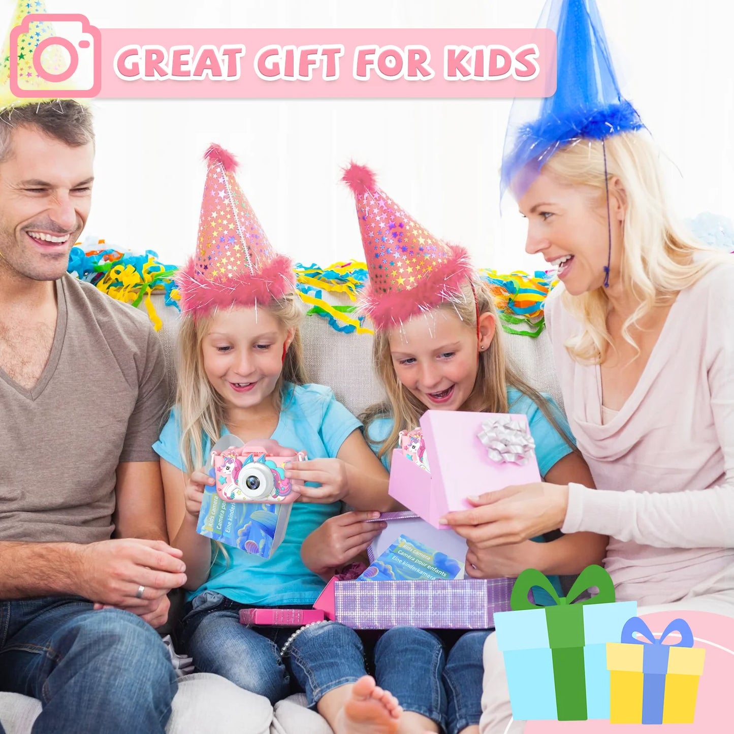Children’s 1080P HD Camera – Fun Digital Video Camera Toy for Boys & Girls
